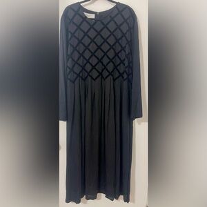 Sarah Elizabeth Black Long Sleeve Dress